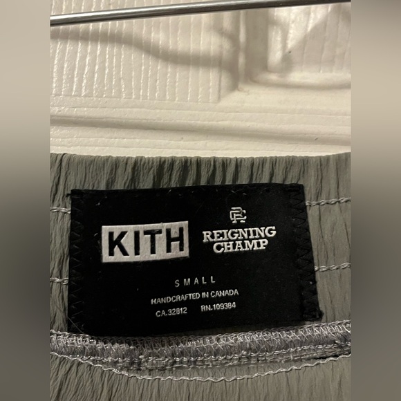 Kith x Reigning Champ Grey Fleece Sweatpants Size Small Men - Picture 5 of 5